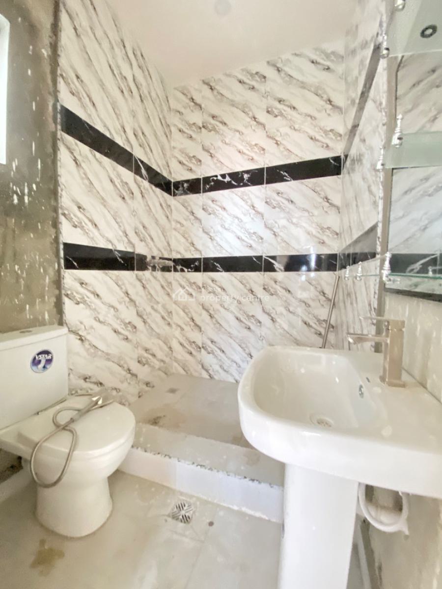 Brandnew Waterview 4bedroom Terrace Duplex with Bq, New Road Chevron Lekki Lagos, Lekki, Lagos, Terraced Duplex for Rent