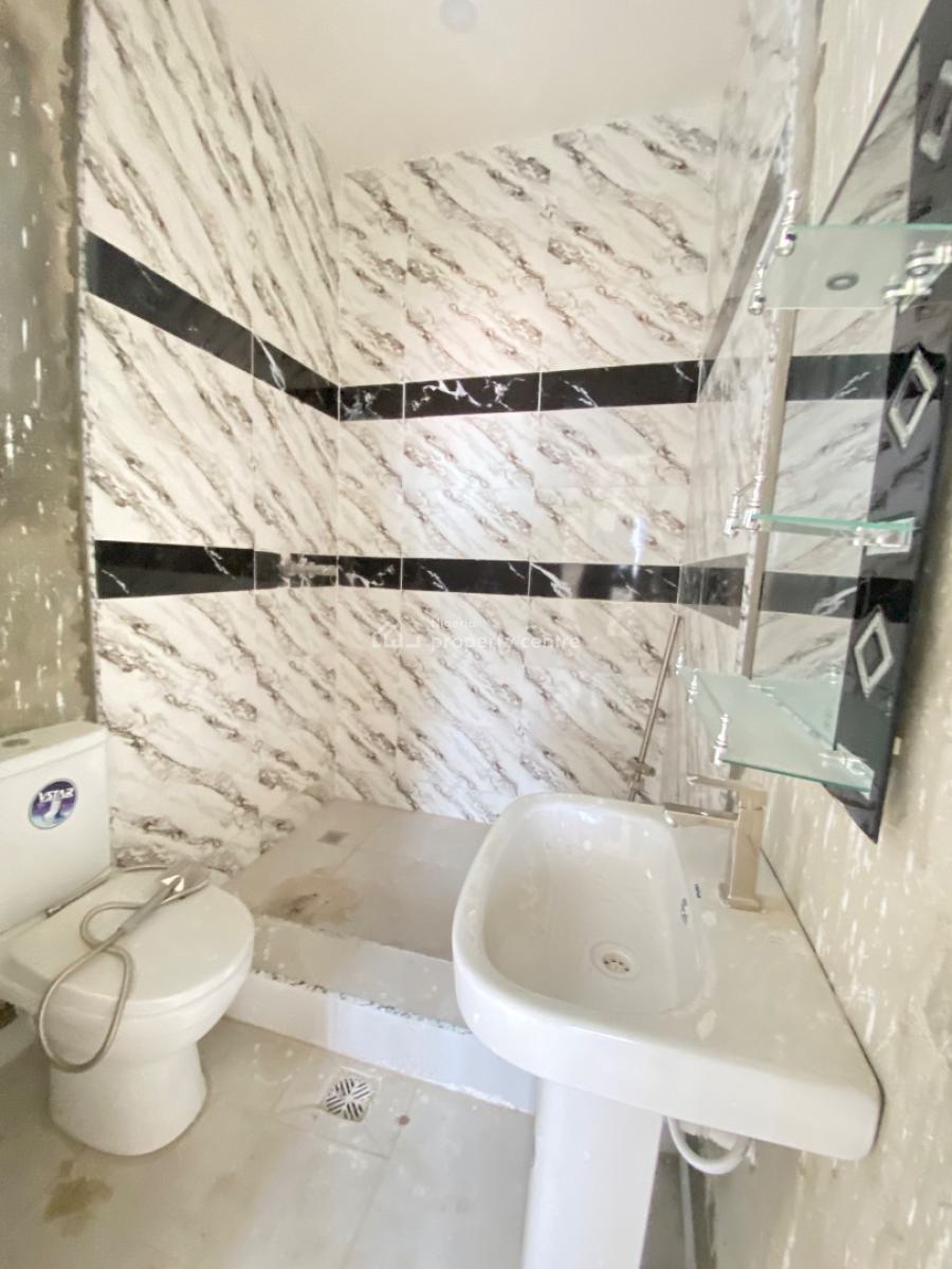 Brandnew Waterview 4bedroom Terrace Duplex with Bq, New Road Chevron Lekki Lagos, Lekki, Lagos, Terraced Duplex for Rent