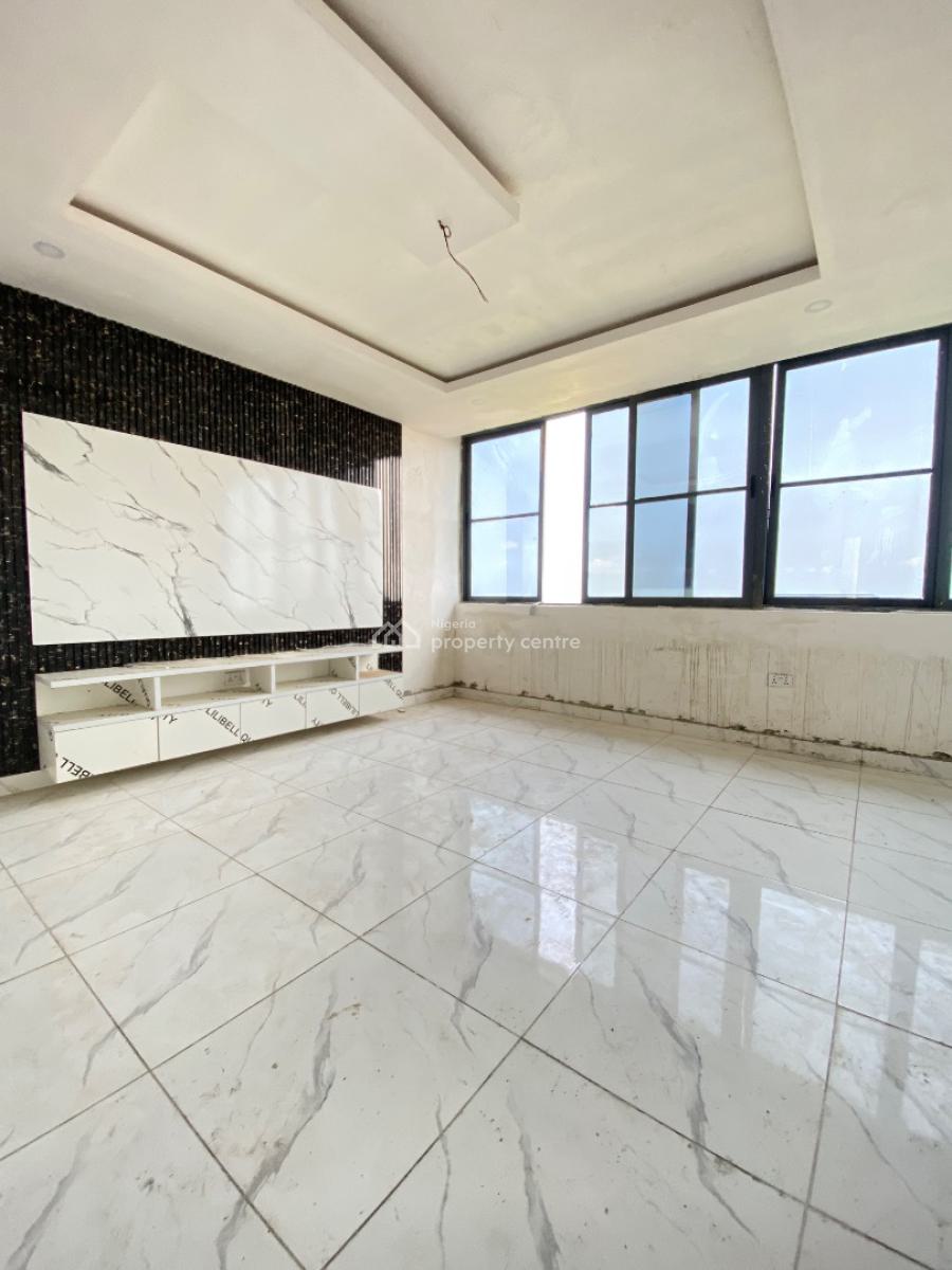 Brandnew Waterview 4bedroom Terrace Duplex with Bq, New Road Chevron Lekki Lagos, Lekki, Lagos, Terraced Duplex for Rent