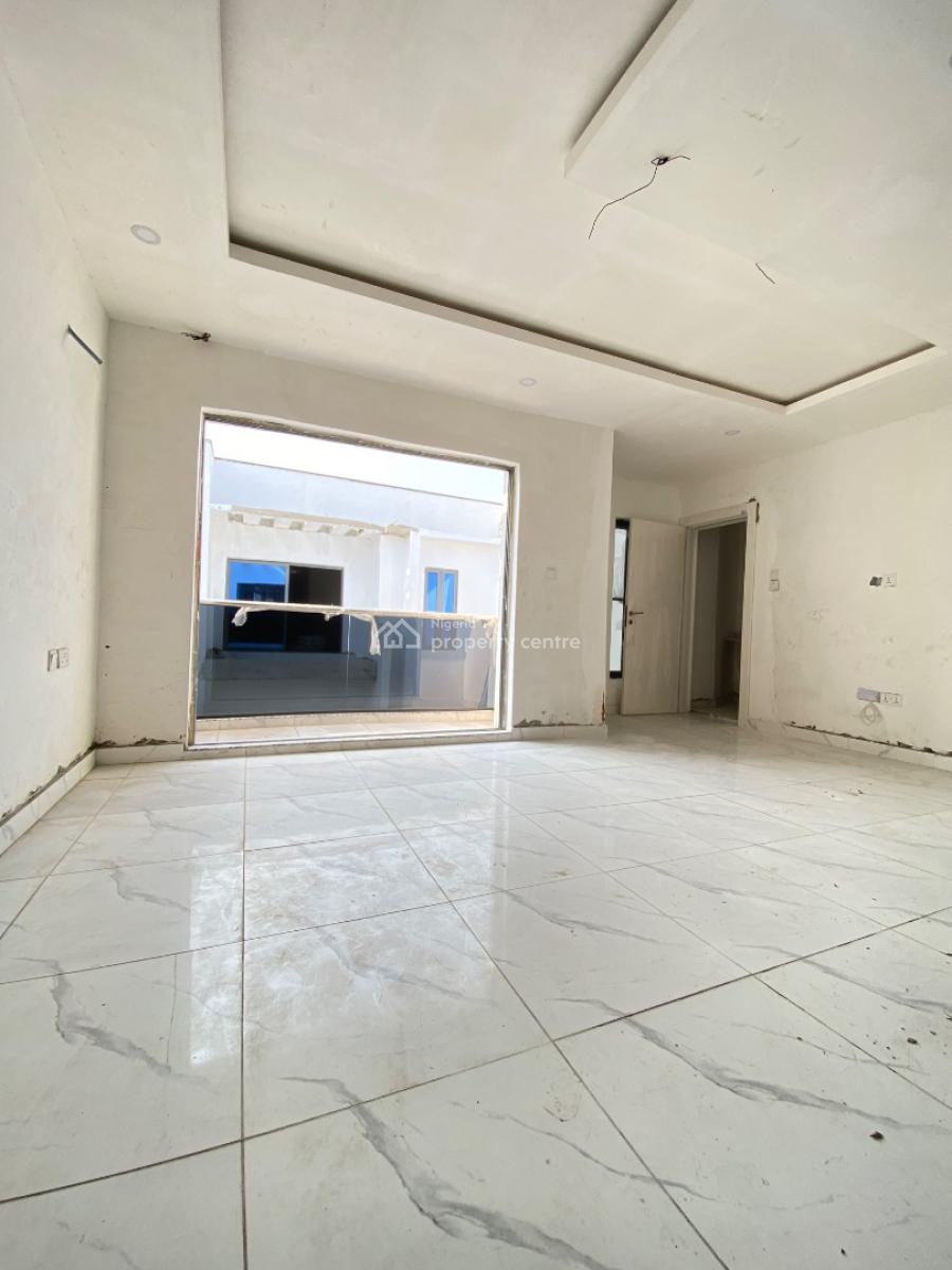Brandnew Waterview 4bedroom Terrace Duplex with Bq, New Road Chevron Lekki Lagos, Lekki, Lagos, Terraced Duplex for Rent