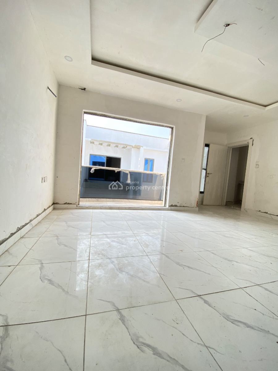 Brandnew Waterview 4bedroom Terrace Duplex with Bq, New Road Chevron Lekki Lagos, Lekki, Lagos, Terraced Duplex for Rent