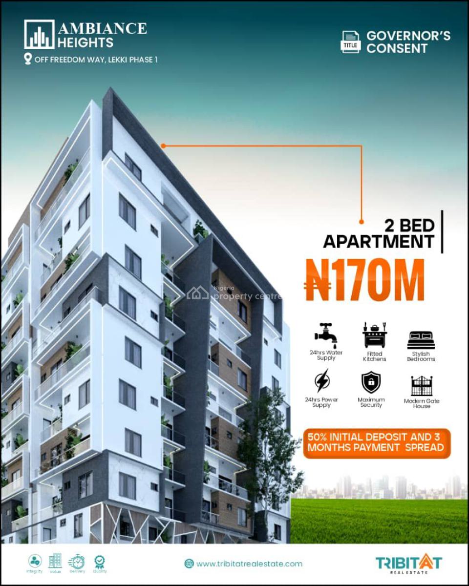 Beautifully Curated and Well Finished 2 Bedroom in The Heights Oflekki, Ambiance Heights Off Freedom Way Lekki, Lekki Phase 1, Lekki, Lagos, Flat / Apartment for Sale