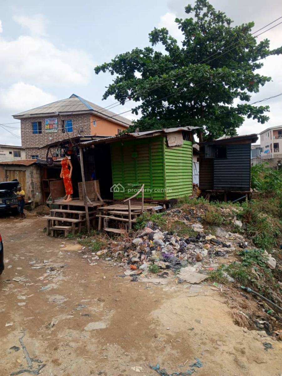 *more Than Half a Plot of Land Is Up for Se at Oriola Area, Alapere, Alapere, Ketu, Lagos, Mixed-use Land for Sale