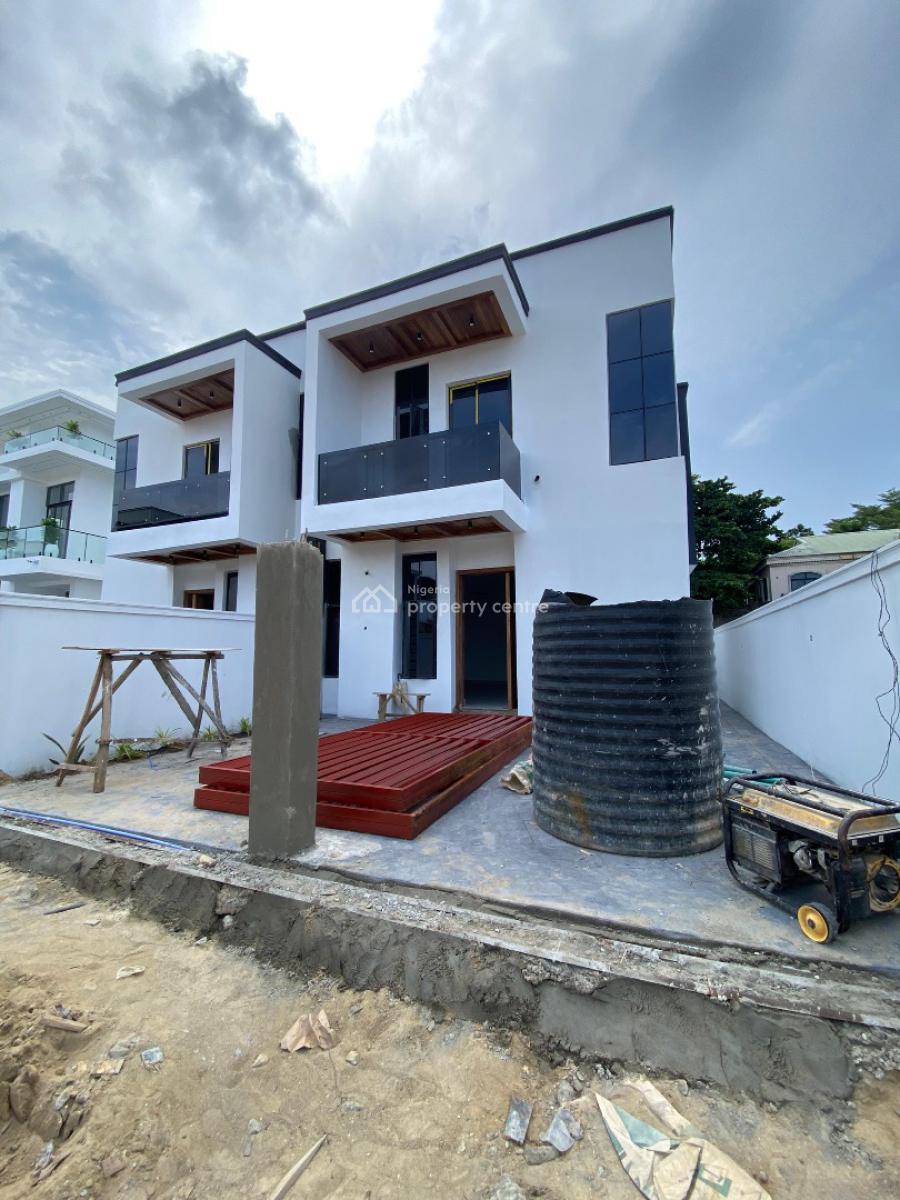 Modern 4-bedroom Semi Detached Duplex with Bq, a Beautiful Home for Your Family, Chevron, Lekki, Lagos, Semi-detached Duplex for Sale