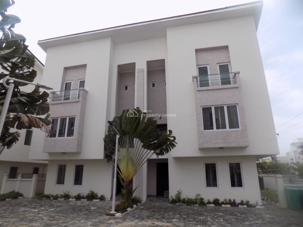 8 Units of 4 Bedroom Semi Detcahed Duplex with Bq in a Mini Estate, Osapa London, Osapa, Lekki, Lagos, Semi-detached Duplex for Rent