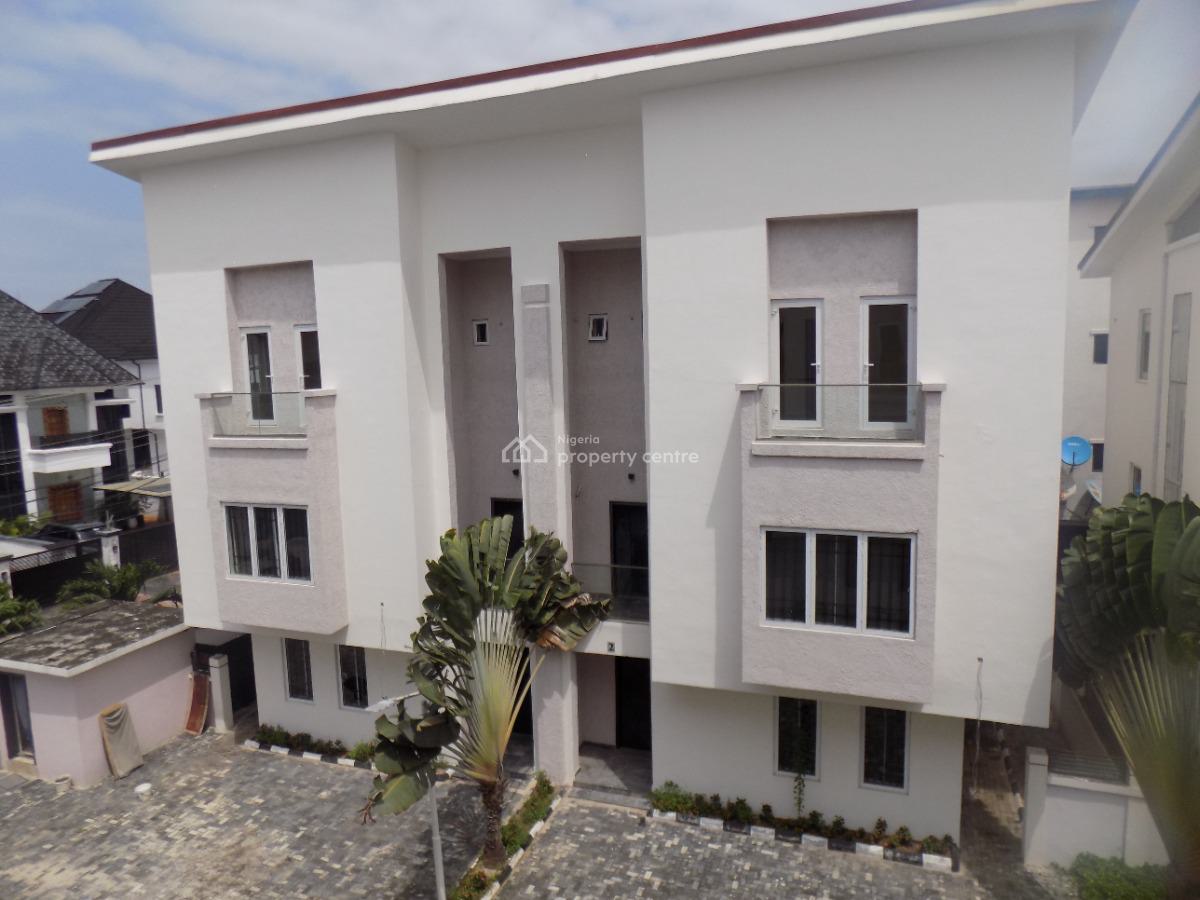 8 Units of 4 Bedroom Semi Detcahed Duplex with Bq in a Mini Estate, Osapa London, Osapa, Lekki, Lagos, Semi-detached Duplex for Rent