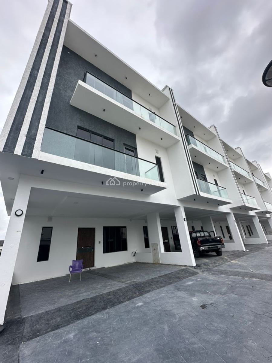 Spacious 4 Bedroom Terrace with Bq Listed, Ikate, Lekki, Lagos, Terraced Duplex for Sale