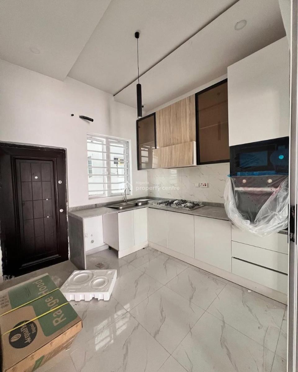 Fully-serviced 3-bed Terrace Sited Within a Quiet Estate, Orchid Road, Lekki, Lagos, Terraced Duplex for Rent