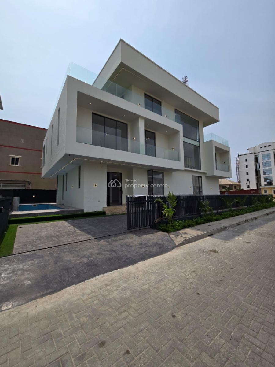 Automated 5-bedroom Fully Detached Duplex with Bq, Ikate, Lekki, Lagos, Detached Duplex for Sale