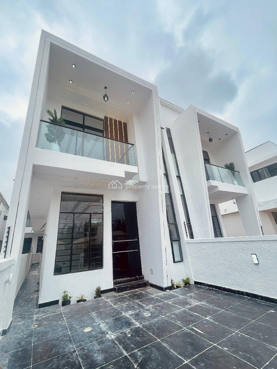 Exquisitely Carved 4 Bed Semi-detached Duplex with Bq, Ikota, Lekki, Lagos, Semi-detached Duplex for Sale