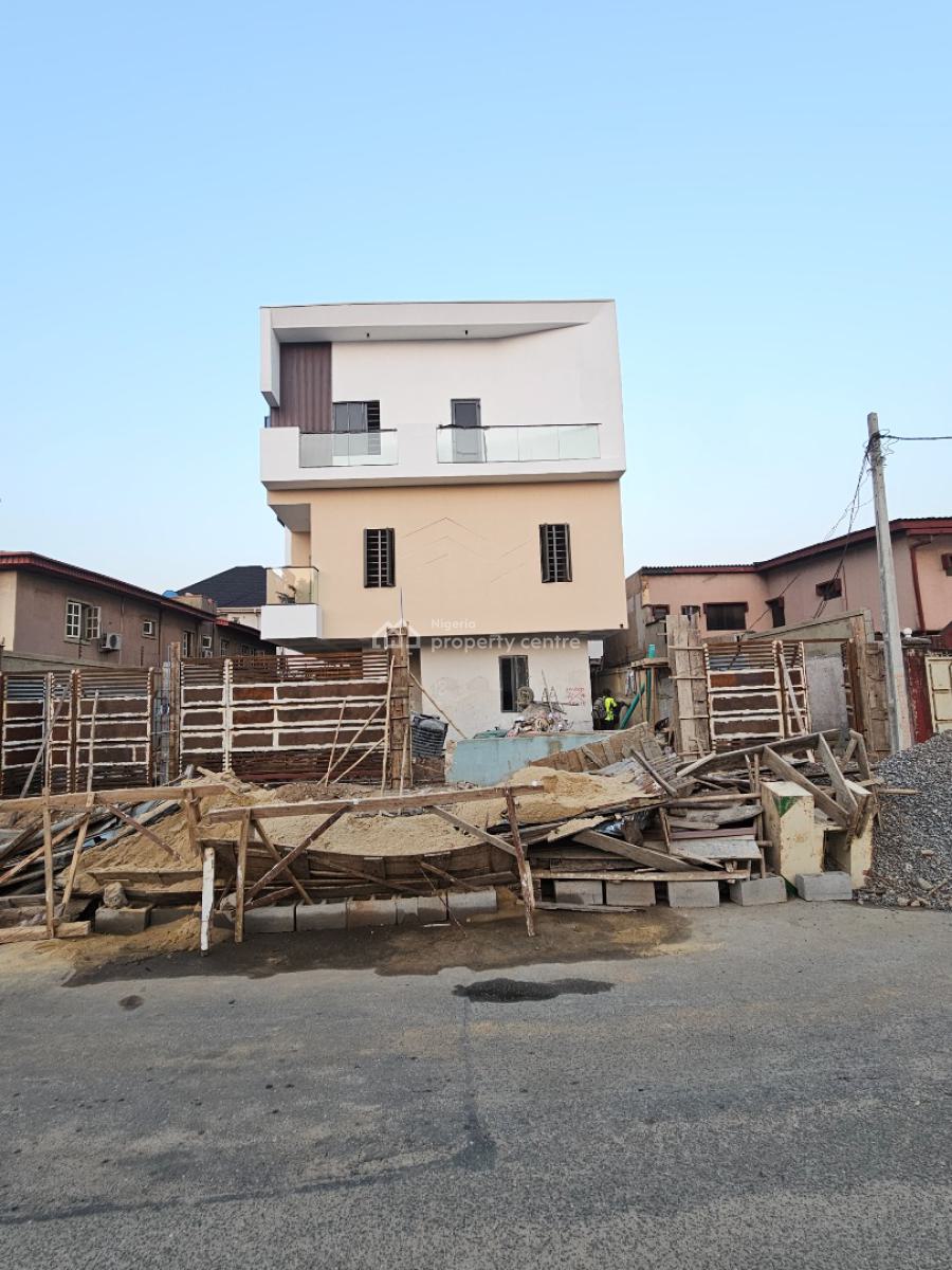 Newly Built 4 Bedroom Semi Detached Duplex with a Room Bq, Wemco Road, Ikeja, Lagos, Detached Duplex for Sale