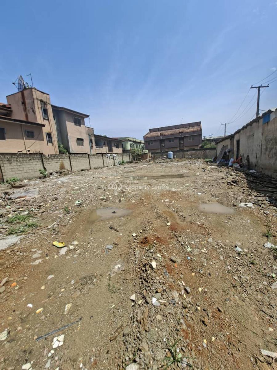 Fully Fenced Half Plot of Land, in a Well Secured and Gated Neighborhood, Ago Palace, Isolo, Lagos, Residential Land for Sale