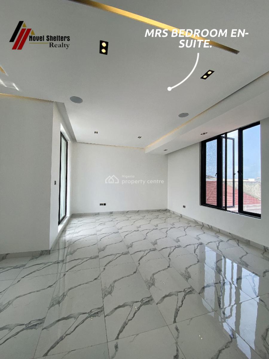 Brand New Stunning 5 Bedroom Detached House with En-suite Bq., Lekki, Lekki Phase 1, Lekki, Lagos, Detached Duplex for Sale