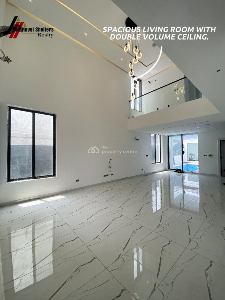 Brand New Stunning 5 Bedroom Detached House with En-suite Bq., Lekki, Lekki Phase 1, Lekki, Lagos, Detached Duplex for Sale