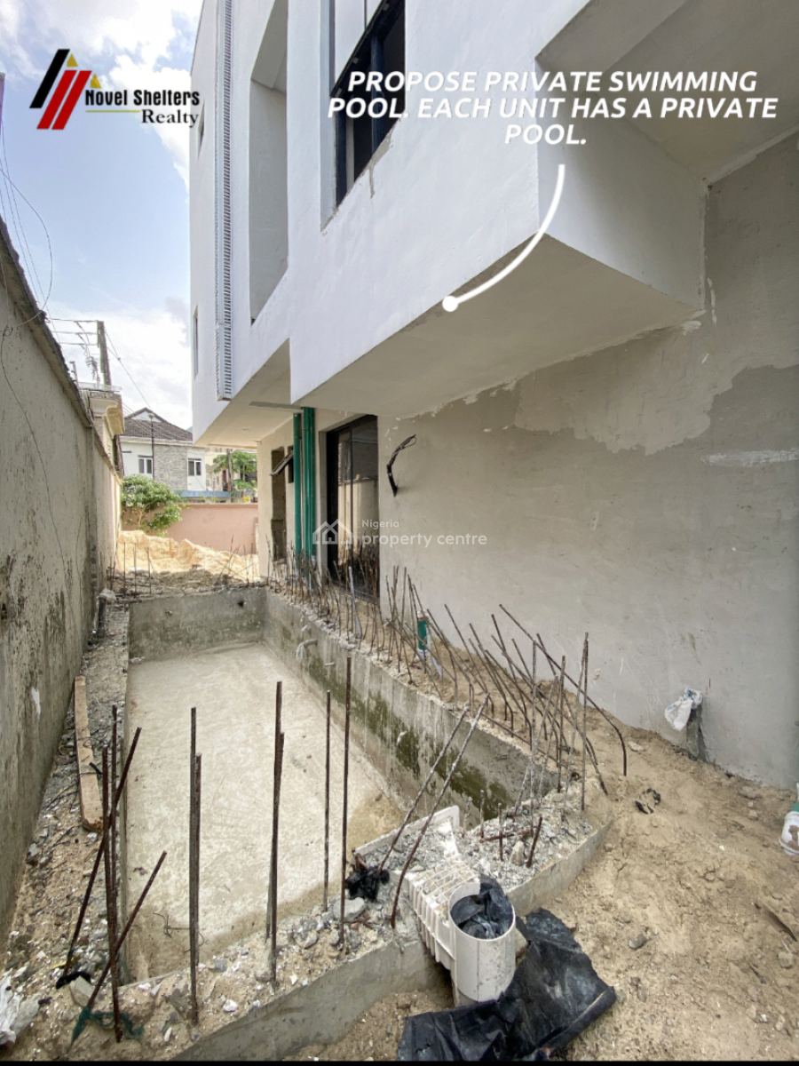 Well Built 4 Bedroom Contemporary Semi-detached Duplex with Bq, Lekki, Lekki Phase 1, Lekki, Lagos, Semi-detached Duplex for Sale