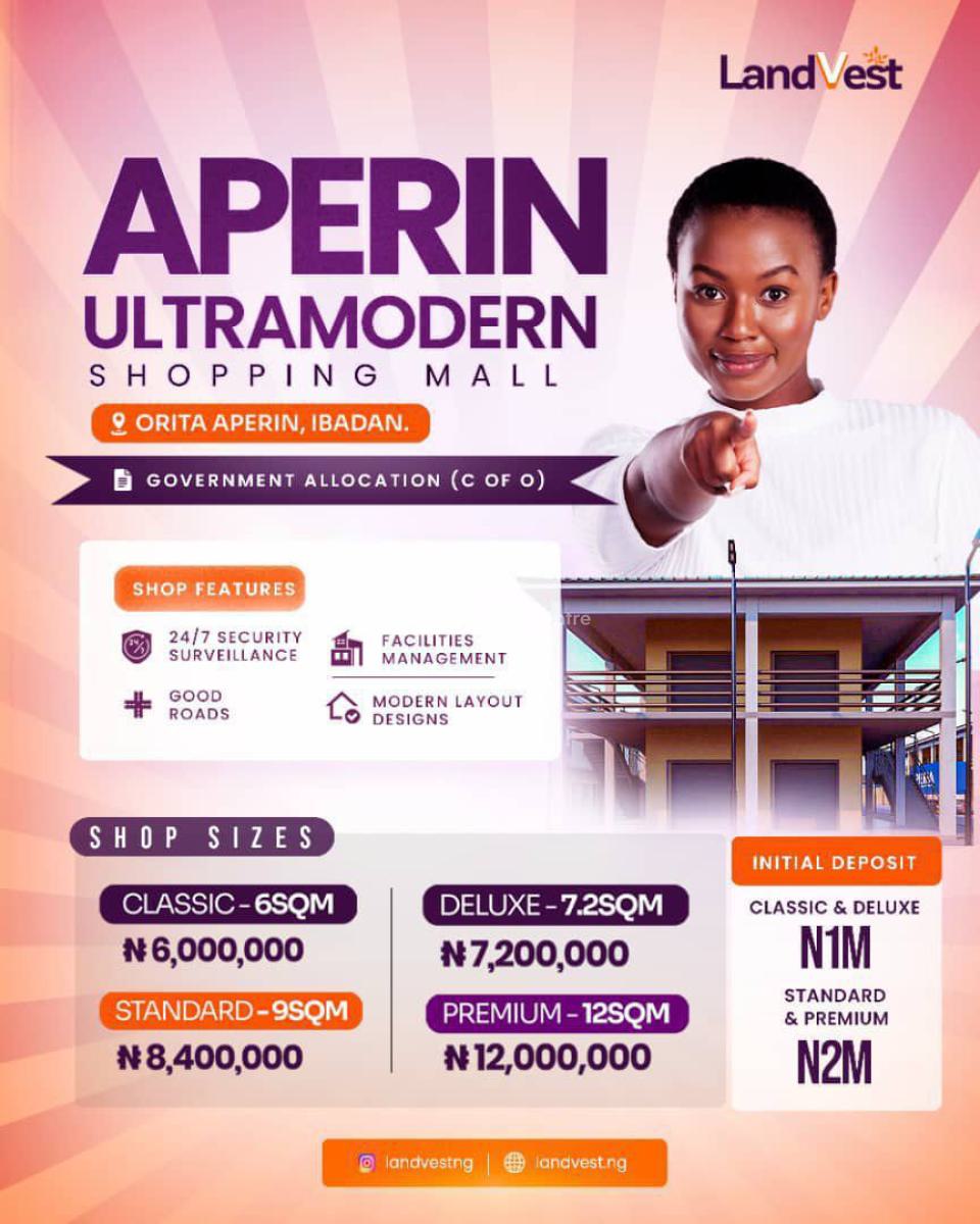 Ultra Modern Shopping Mall, Orita Aperin, Ibadan, Oyo, Shop for Sale