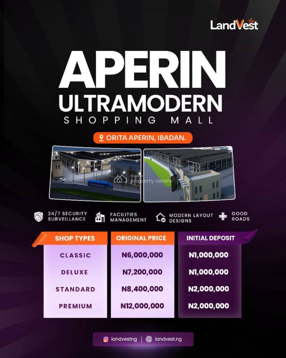 Ultra Modern Shopping Mall, Orita Aperin, Ibadan, Oyo, Shop for Sale