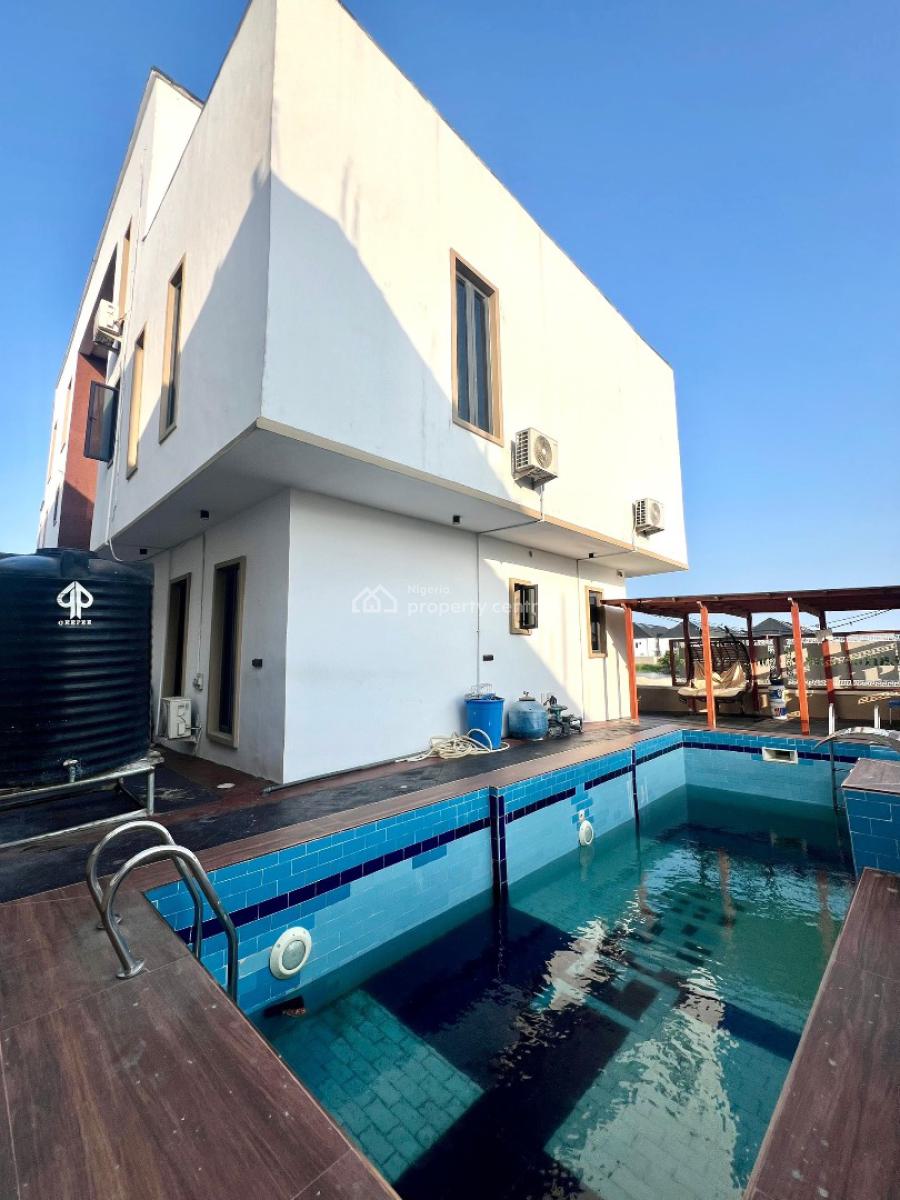 Fully Furnished 5bedroom Fully Detached Duplex with a Bq, Private Pool, Ikota, Lagos, Ikota, Lekki, Lagos, Detached Duplex for Sale