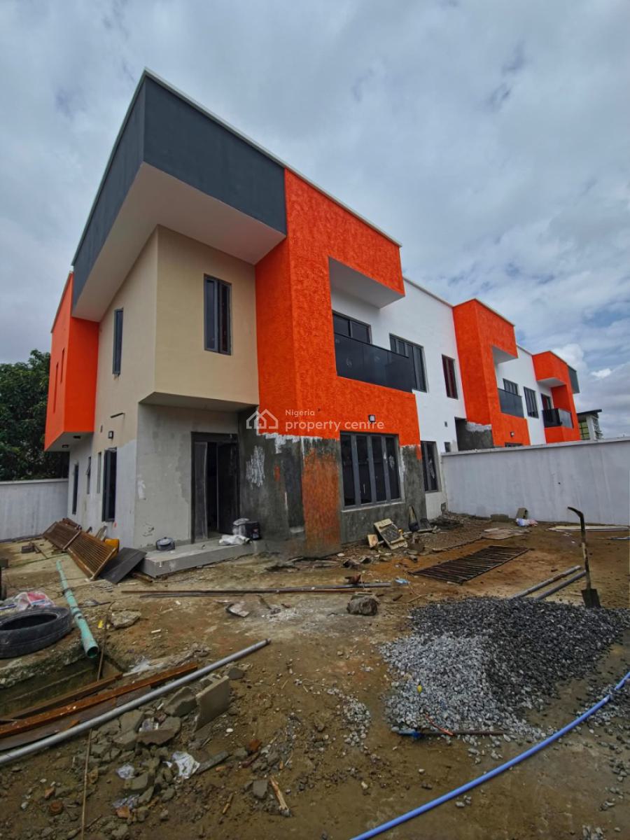 Contemporary 4-bedroom Semi Detached Duplex with Bq., Gbagada, Lagos, Semi-detached Duplex for Sale