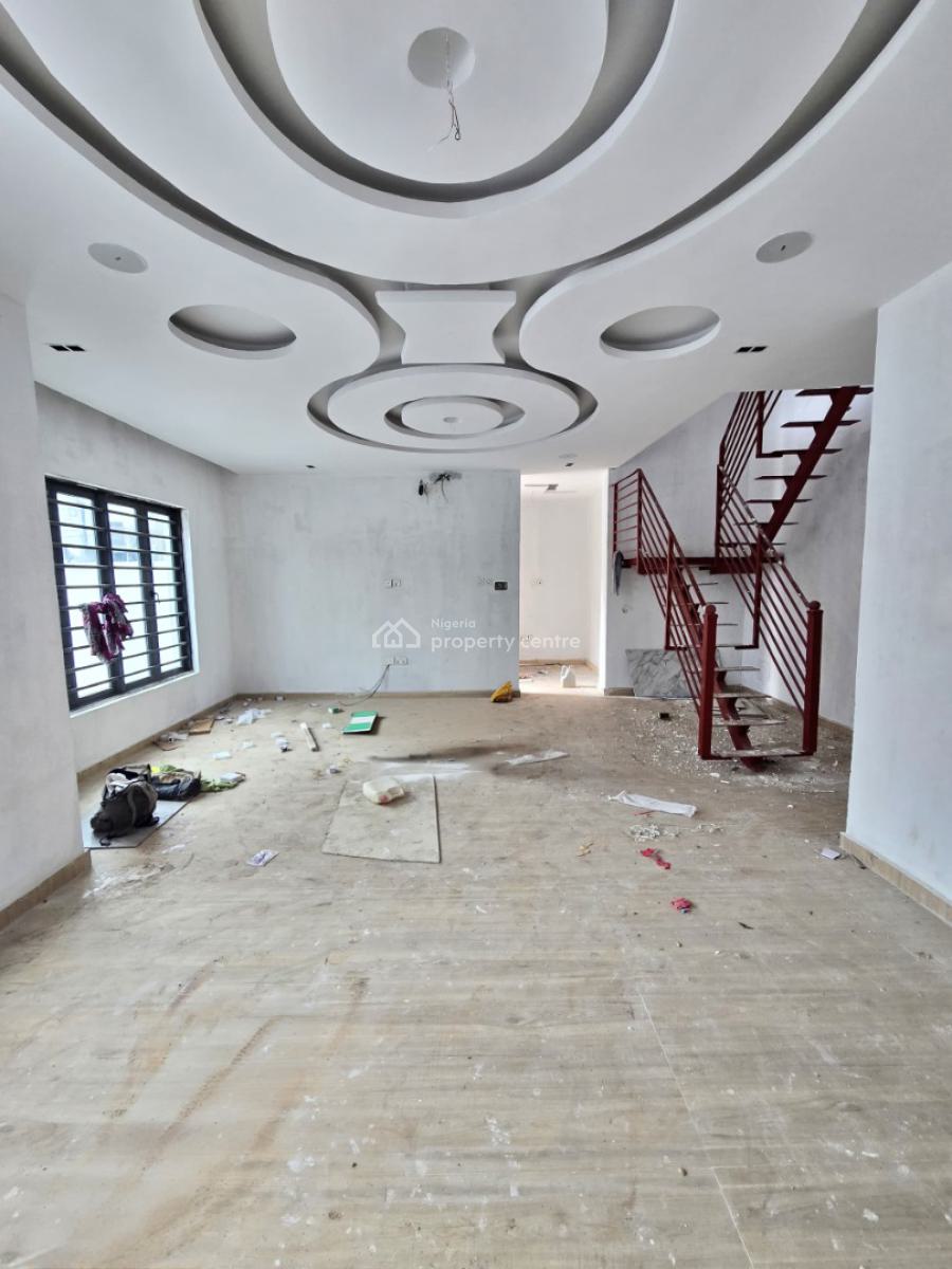 Contemporary 4-bedroom Semi Detached Duplex with Bq., Gbagada, Lagos, Semi-detached Duplex for Sale