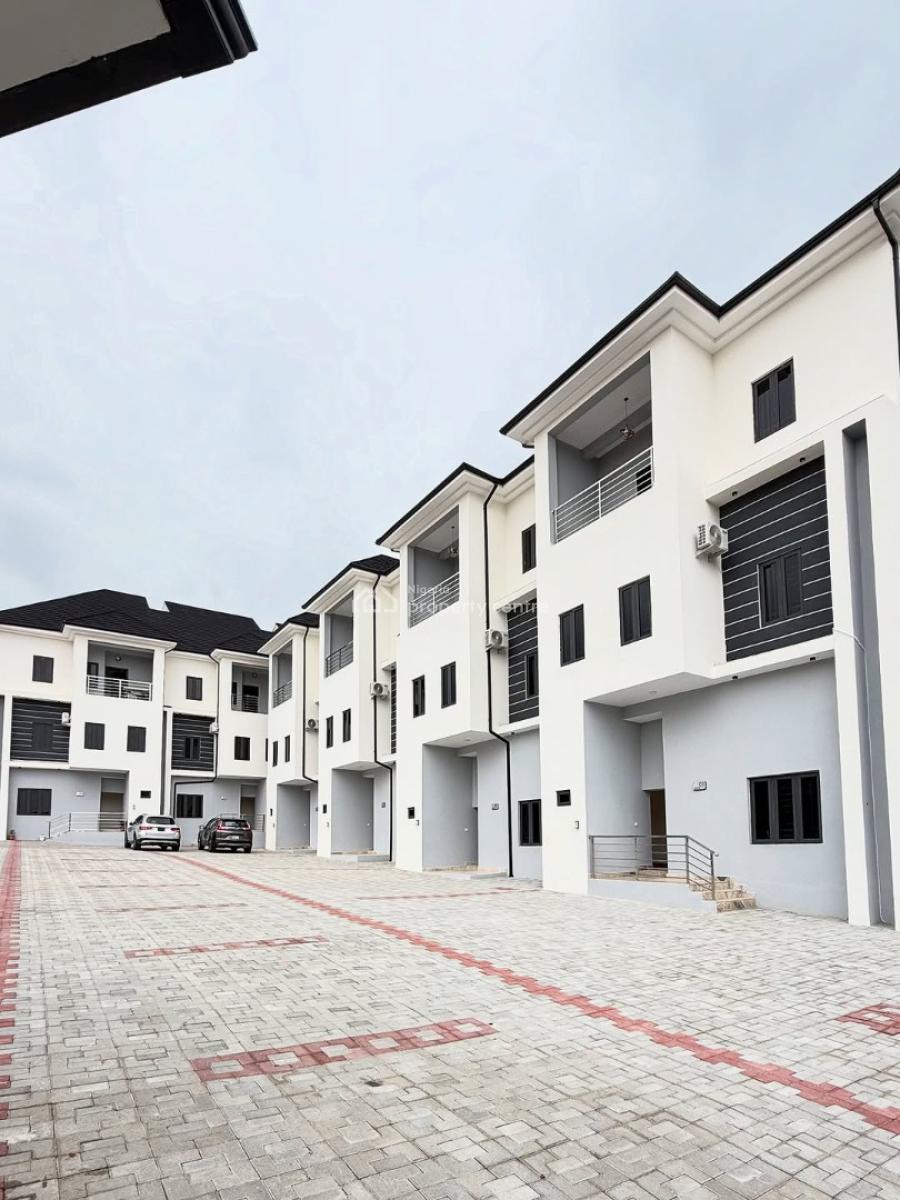 Luxury Brand New 4 Bedroom Terrace Duplex with Bq, Guzape District, Abuja, Terraced Duplex for Rent
