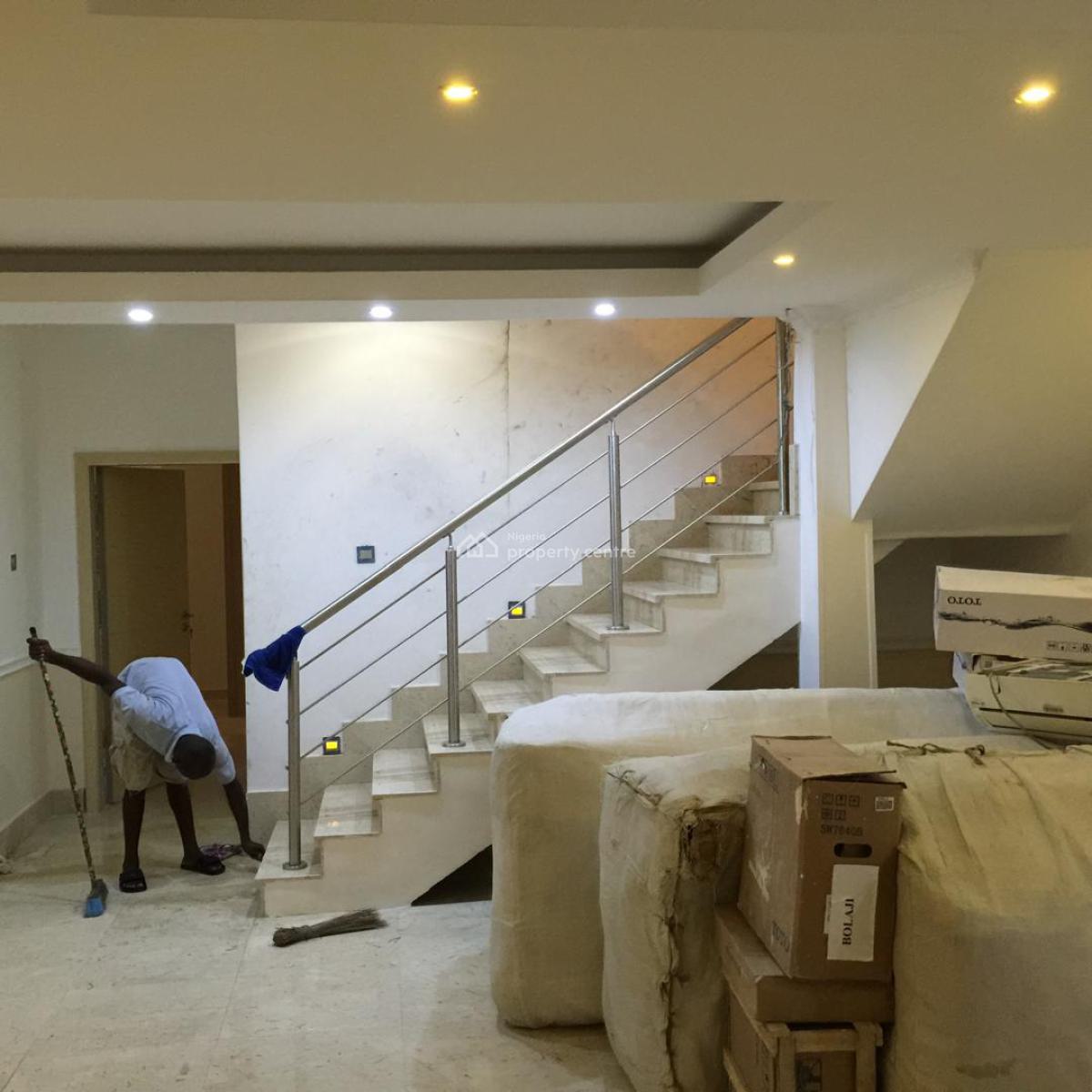 Spacious 4bedrooms Semi Detached House with Bq, Egerton Estate Opposite Friends Colony, Osapa, Lekki, Lagos, Semi-detached Duplex for Rent
