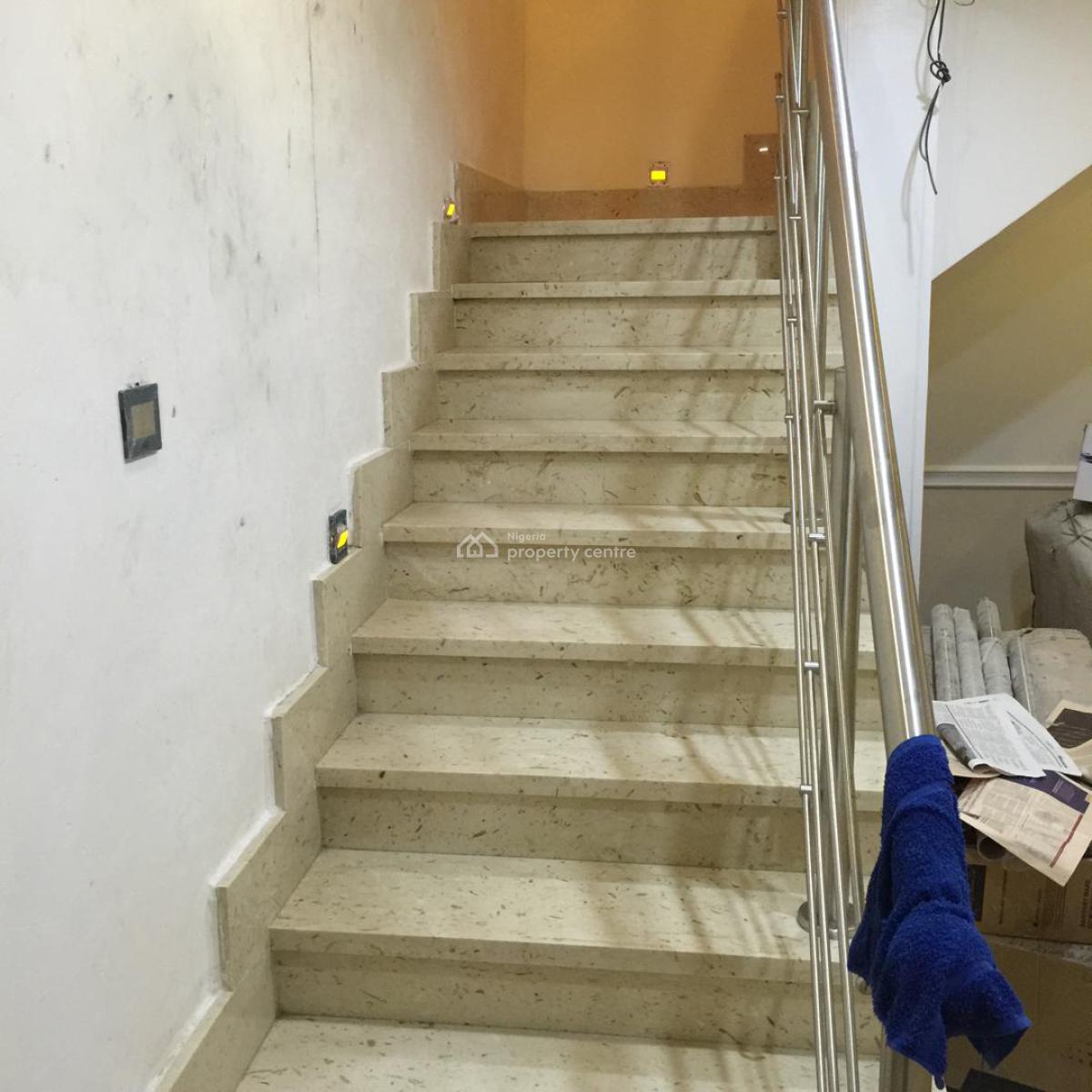 Spacious 4bedrooms Semi Detached House with Bq, Egerton Estate Opposite Friends Colony, Osapa, Lekki, Lagos, Semi-detached Duplex for Rent