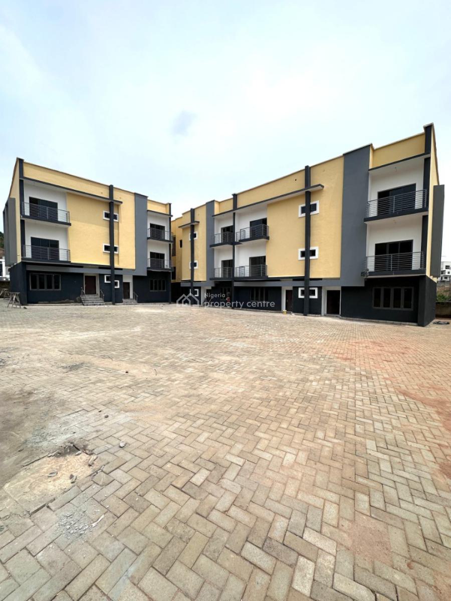 Newly Built 4 Bedroom Terrace  Duplex with Bq, Guzape Abuja, Guzape District, Abuja, Terraced Duplex for Rent