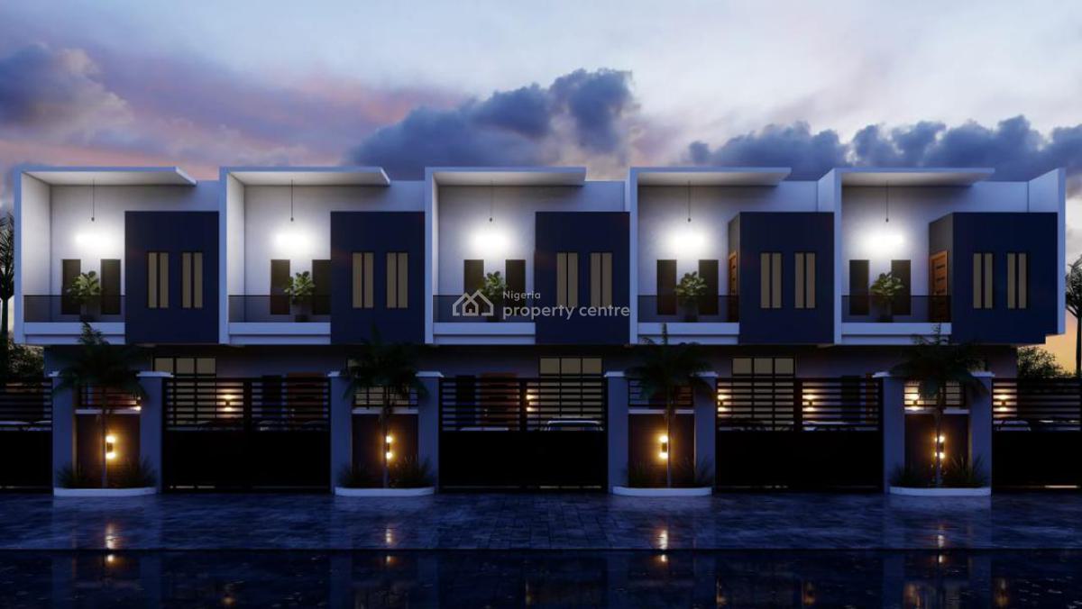 Under Construction 4 Bedroom Self Compound Terraced Duplex, Gra, Ikota, Lekki, Lagos, Terraced Duplex for Sale