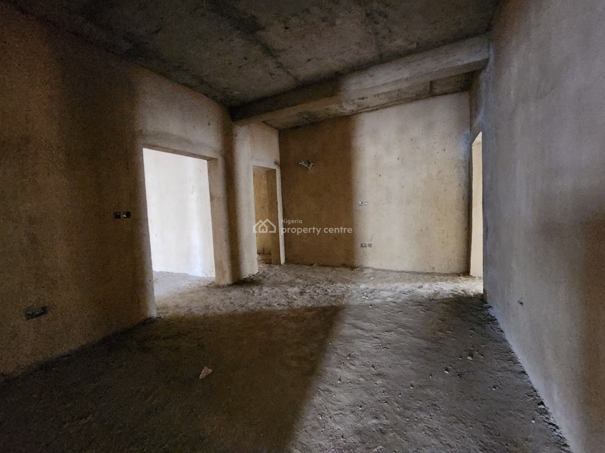 Prime Semi-finished Very Spacious 3-bedroom Apartment, Dakibiyu, Wuye, Abuja, Flat / Apartment for Sale