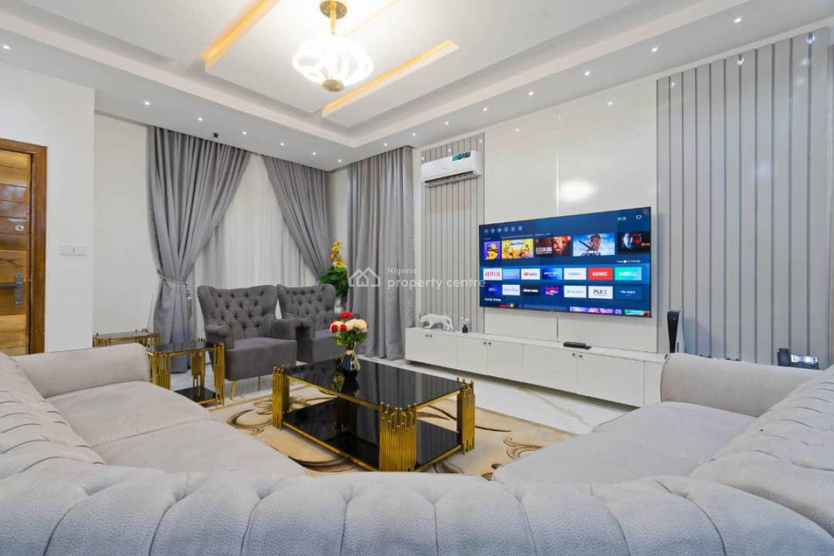 Affordable 5 Bedroom Fully Furnished Semi Detached Duplex with Bq,pool, Ikota, Lekki, Lagos, Semi-detached Duplex for Sale
