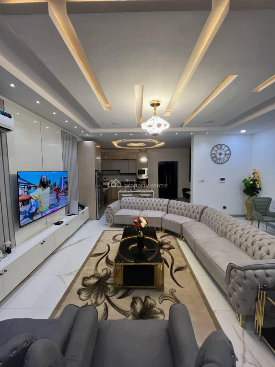 Affordable 5 Bedroom Fully Furnished Semi Detached Duplex with Bq,pool, Ikota, Lekki, Lagos, Semi-detached Duplex for Sale