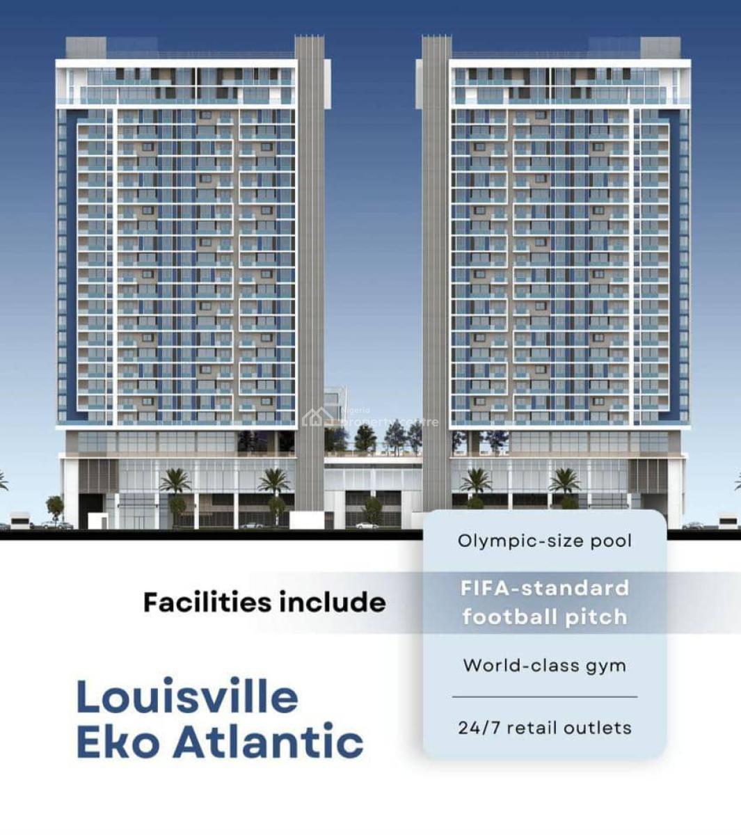 Louisville: 3 Bedroom, ., Eko Atlantic City, Lagos, Flat / Apartment for Sale