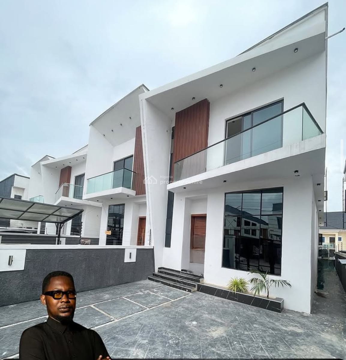Self Compound Brand New 4 Bedroom Duplex with Bq, Ikota, Ikota, Lekki, Lagos, Semi-detached Duplex for Rent