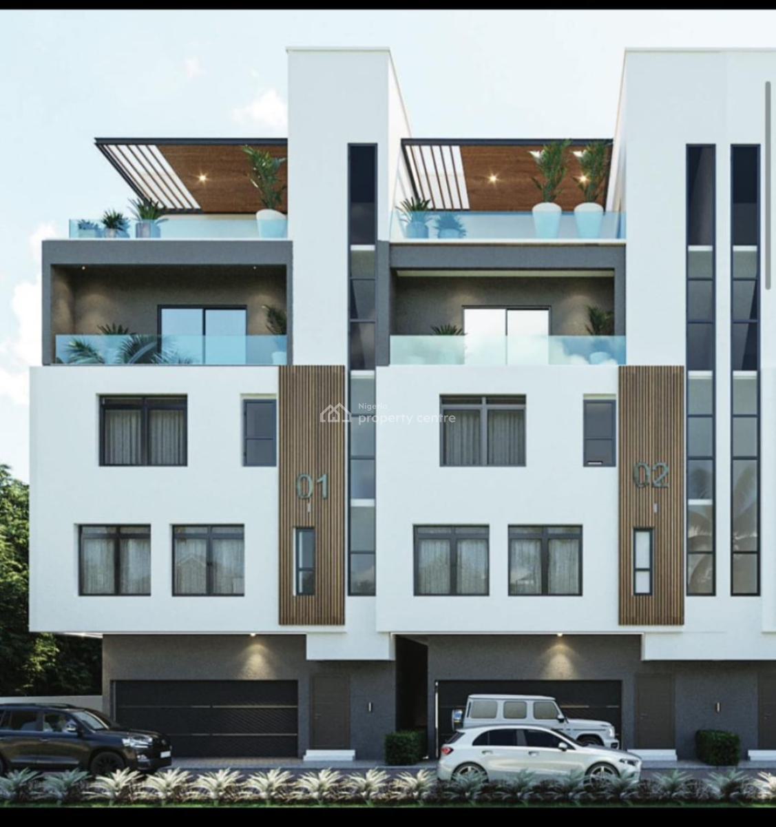 Oaktownhouses: 4 Bedroom Townhouse in Banana Island, ., Banana Island, Ikoyi, Lagos, Terraced Duplex for Sale