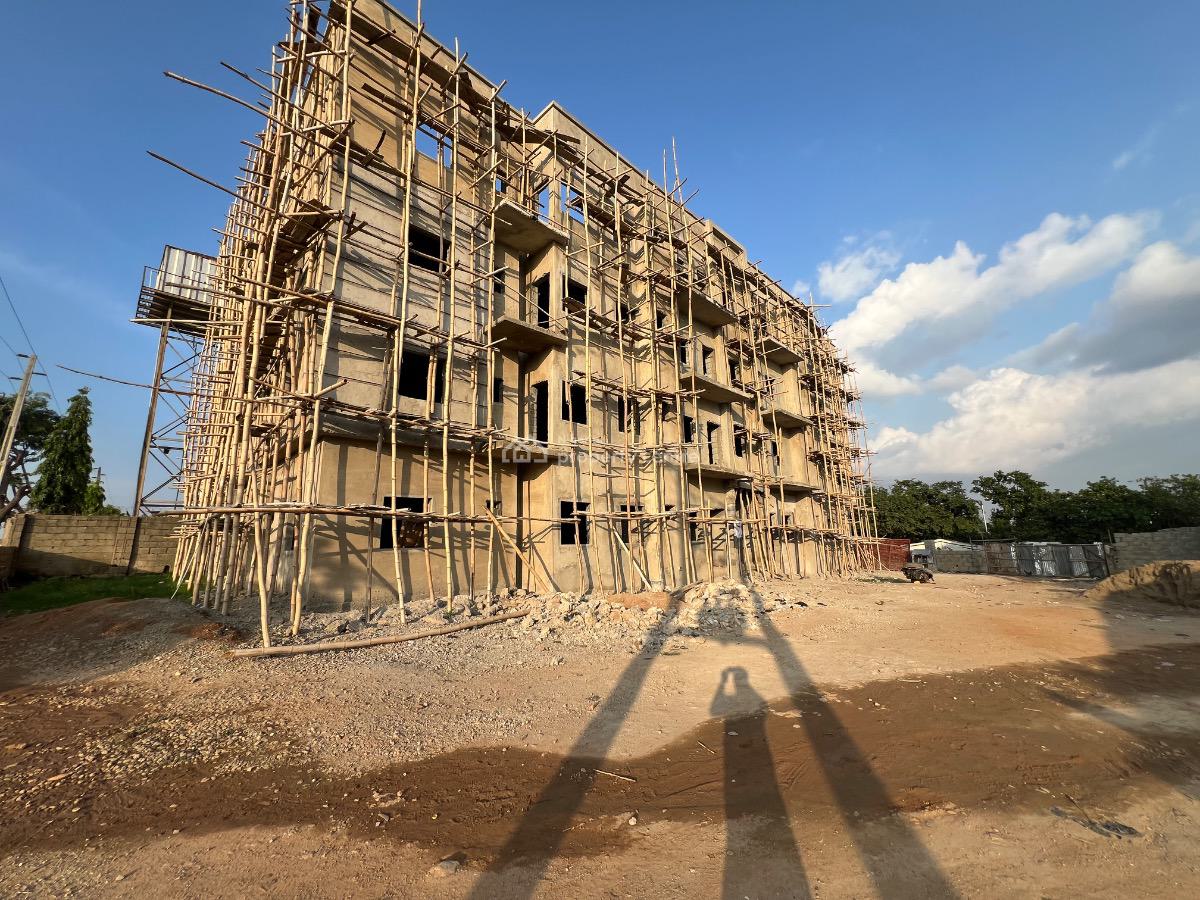 Well Located Spacious Semi-finished 3-bedroom Apartment with Bq, By Games Village, Kaura, Abuja, Flat / Apartment for Sale