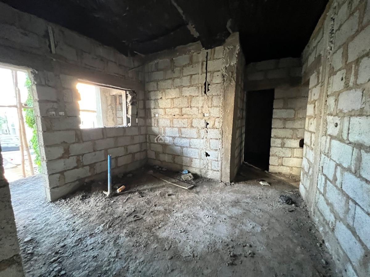 Well Located Spacious Semi-finished 3-bedroom Apartment with Bq, By Games Village, Kaura, Abuja, Flat / Apartment for Sale