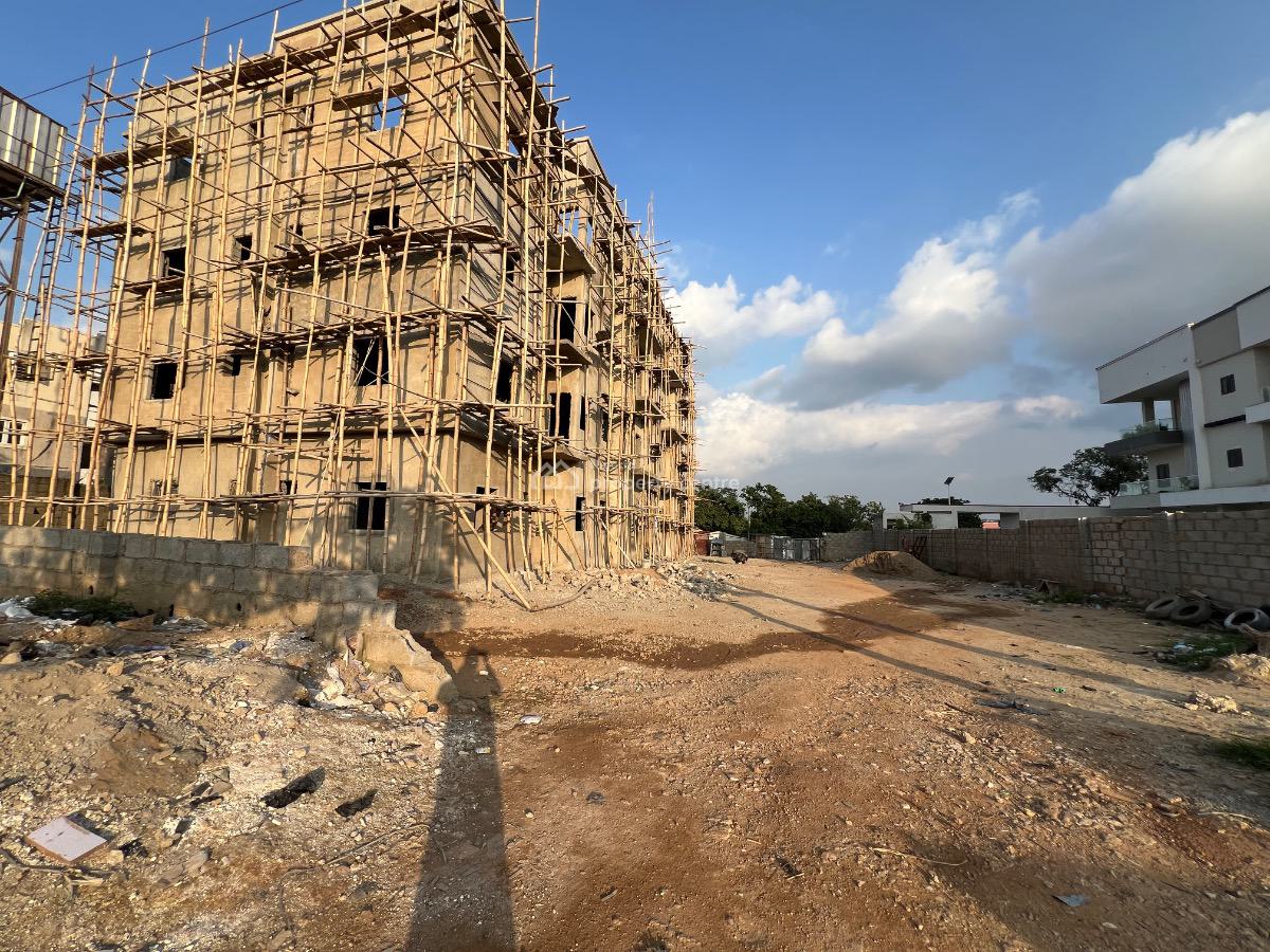 Well Located Spacious Semi-finished 3-bedroom Apartment with Bq, By Games Village, Kaura, Abuja, Flat / Apartment for Sale