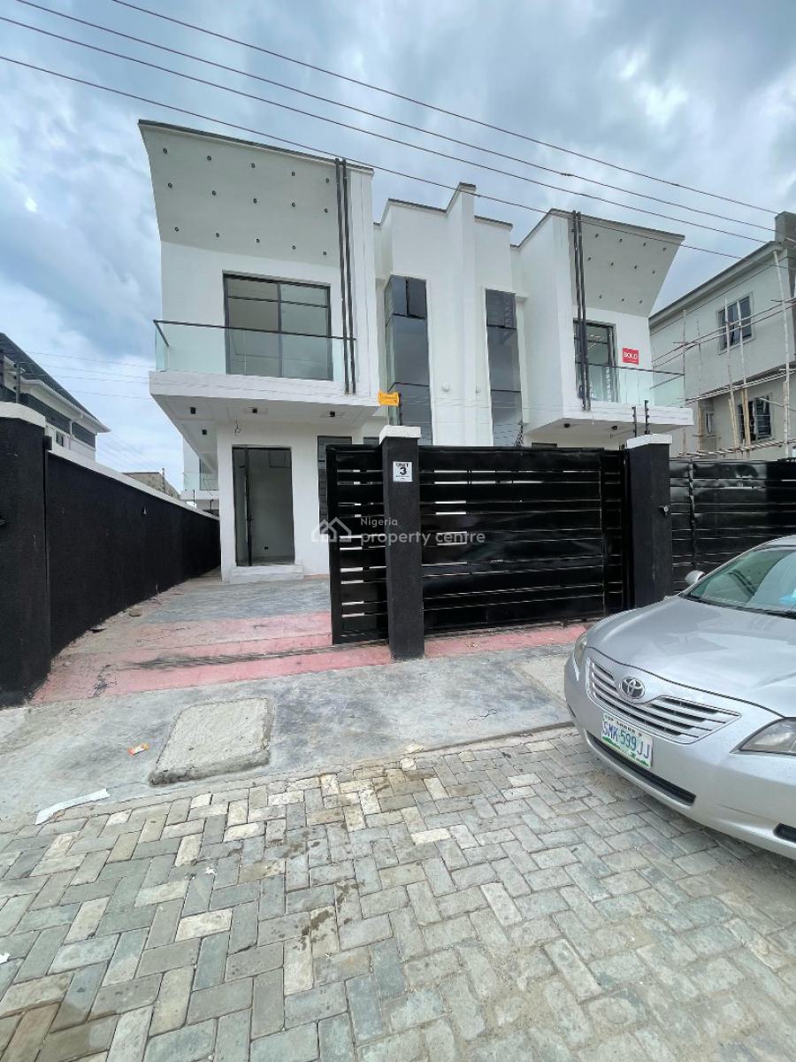 Luxurious 4 Bedroom Semi Detached Duplex with Bq, Lekki, Ikota, Lekki, Lagos, Semi-detached Duplex for Sale