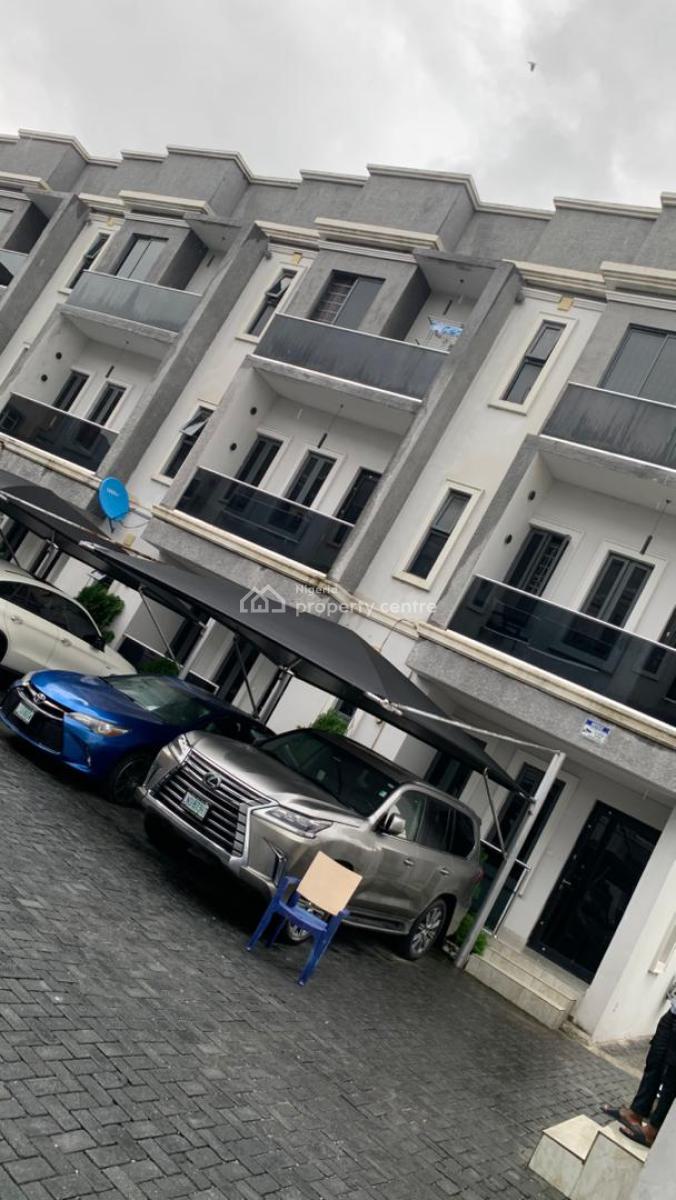 4 Bedroom Terrace with a Room Bq, Lekki Phase 1, Lekki, Lagos, Terraced Duplex for Rent