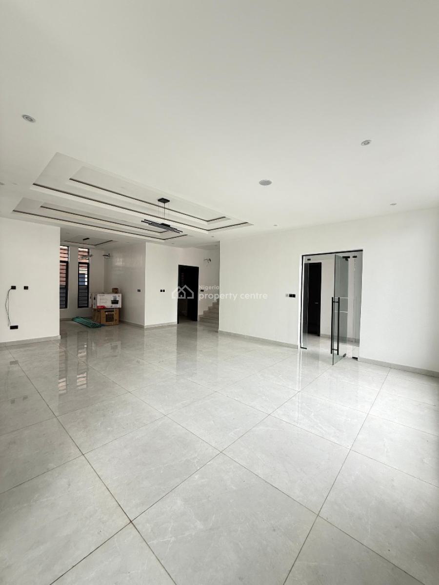 Exquisite 5 Bedroom Fully Detached Duplex, Has a Pool,cinema,bq,rooftop Terrace and Located in a Serene Estate, Osapa, Lekki, Lagos, House for Sale