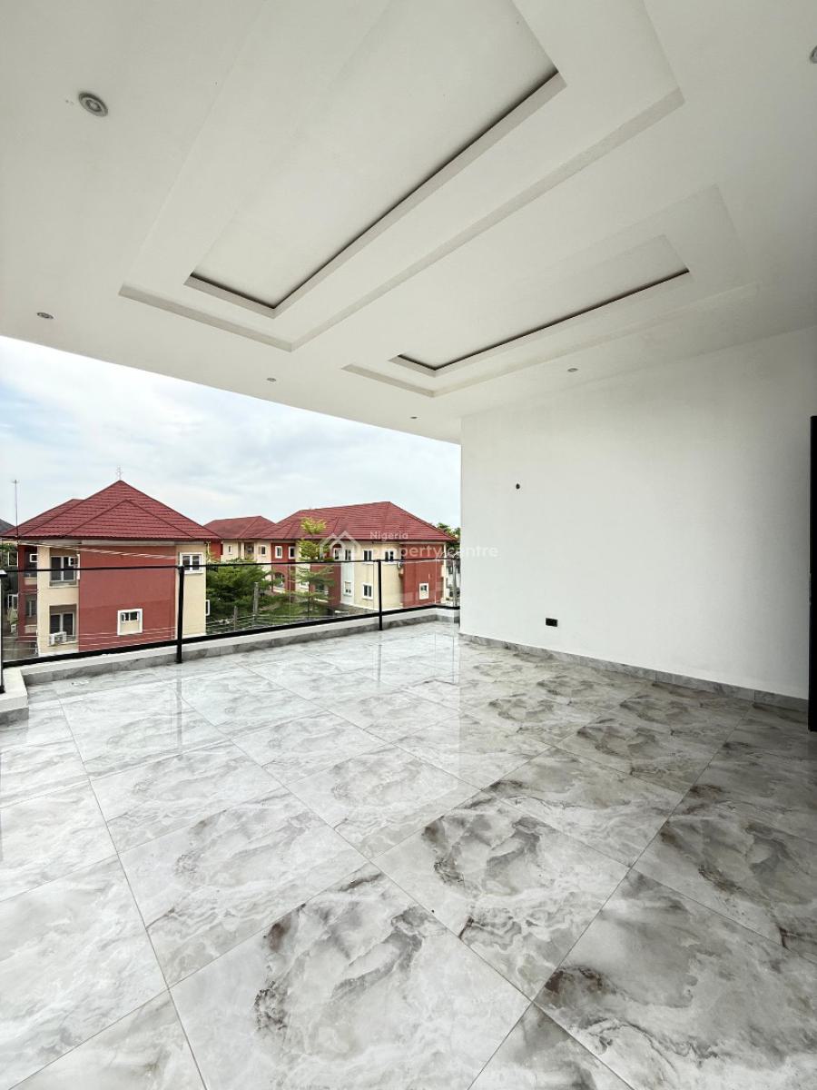 Exquisite 5 Bedroom Fully Detached Duplex, Has a Pool,cinema,bq,rooftop Terrace and Located in a Serene Estate, Osapa, Lekki, Lagos, House for Sale