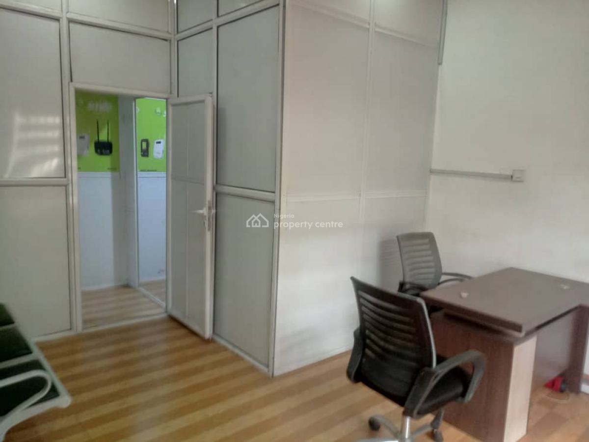 a Standard Partitioned Open Office Space at The First Floor, Anthony, Maryland, Lagos, Office Space for Rent