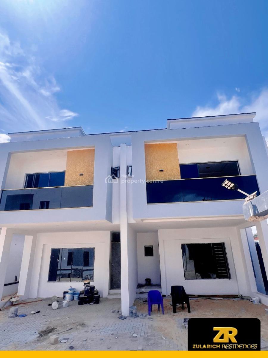 3 Bedroom House, in an Estate with Residents, Sangotedo, Ajah, Lagos, Terraced Duplex for Sale