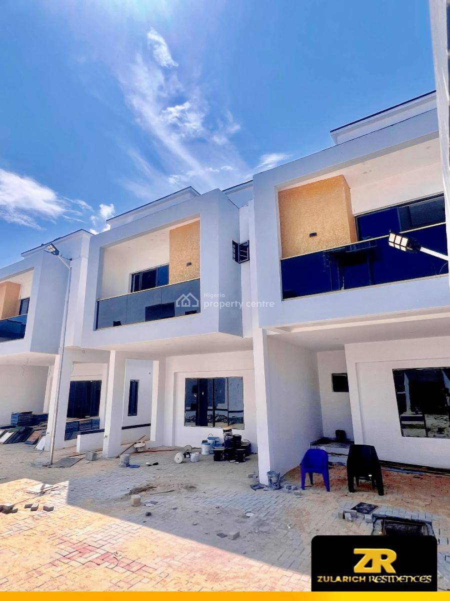 3 Bedroom House, in an Estate with Residents, Sangotedo, Ajah, Lagos, Terraced Duplex for Sale