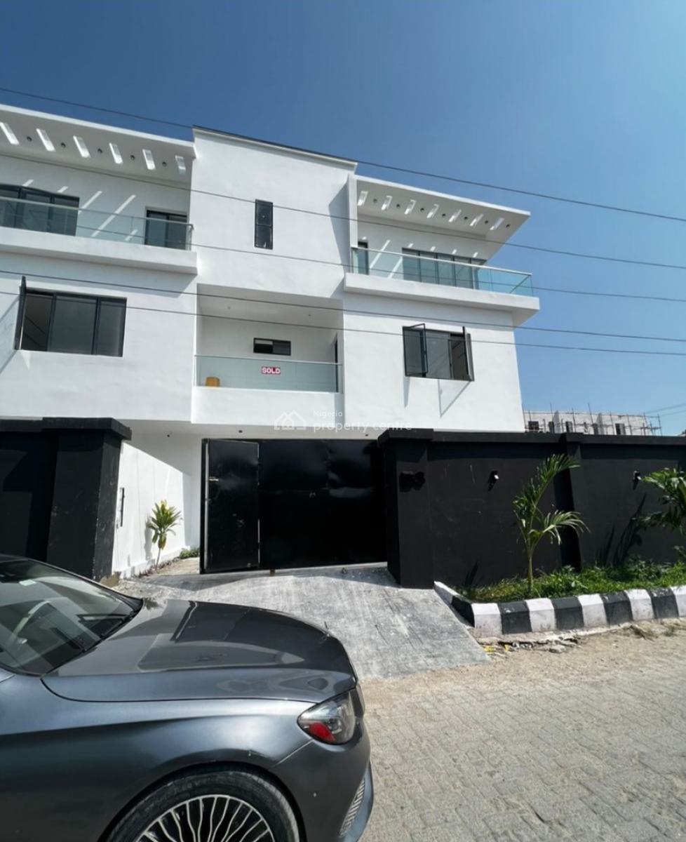 Newly Built and Self-compound, and Serviced 4 Bedroom En-suite Townhou, Ikate Elegushi, Lekki, Lagos, Terraced Duplex for Rent