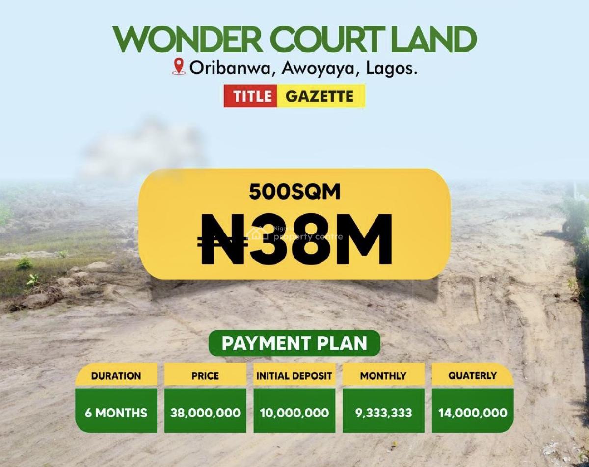 Buy and Build, Buy and Build Immediately, Awoyaya, Ibeju Lekki, Lagos, Residential Land for Sale
