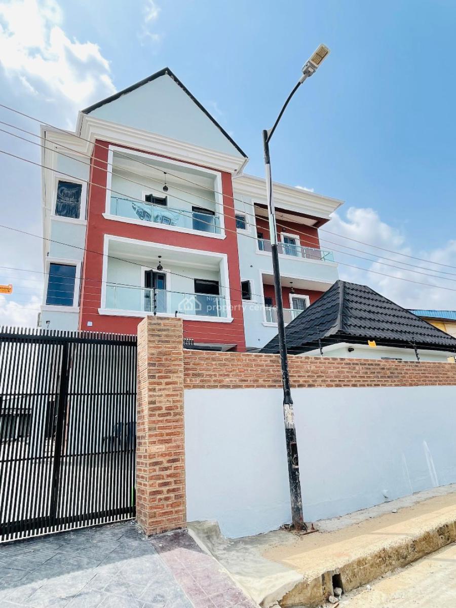 Luxury Furnished 3-bedroom Apartment in a Secure Estate, for Residential Use, Short-let Operations, Or Long-term Rental Income, Ogba, Ikeja, Lagos, Block of Flats for Sale