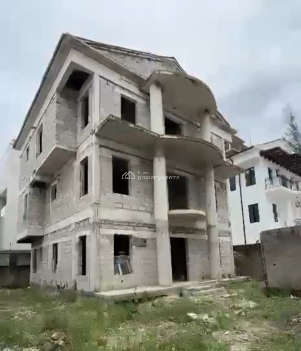 Uncompleted Structure (72% Completed) Inside Banana Island, with Cool, Banana Island, Ikoyi, Lagos, Detached Duplex for Sale