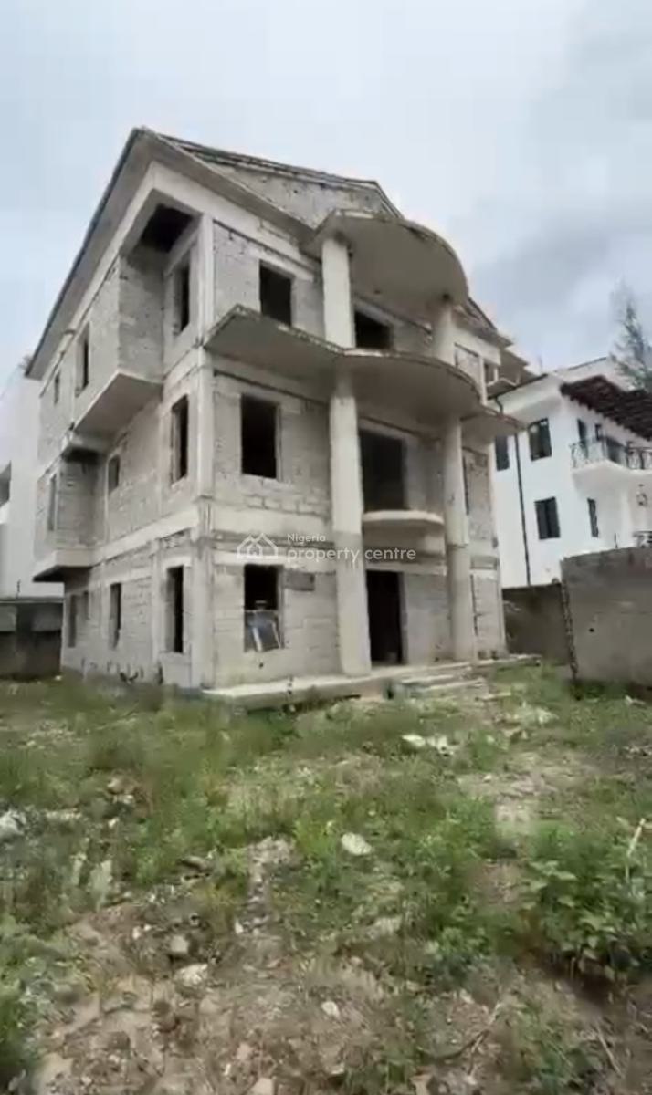 Uncompleted Structure (72% Completed) Inside Banana Island, with Cool, Banana Island, Ikoyi, Lagos, Detached Duplex for Sale